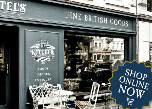 Schaufenster von Kittel`s Fine British Goods