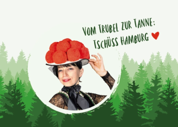 Aneta Marek verkleidet "Vom Trubel zur Tanne: Tschüss Hamburg"